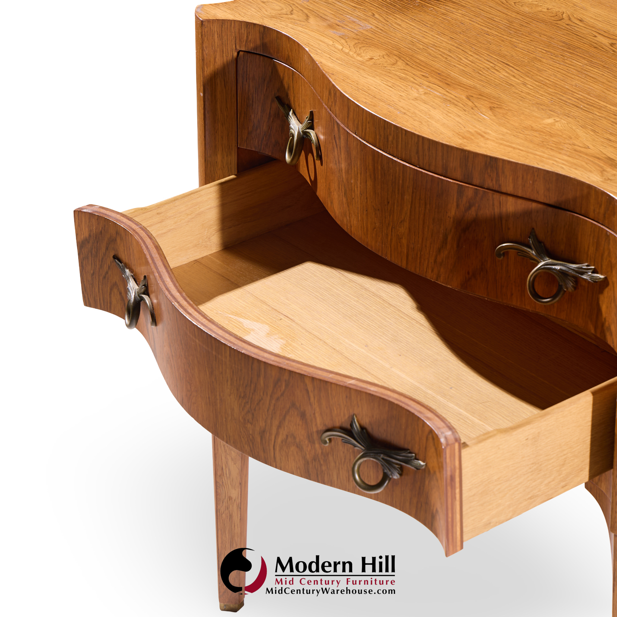 Edward Wormley for Dunbar Mid Century Rosewood and Brass Commode Console Chest of Drawers