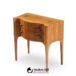 Edward Wormley for Dunbar Mid Century Rosewood and Brass Commode Console Chest of Drawers