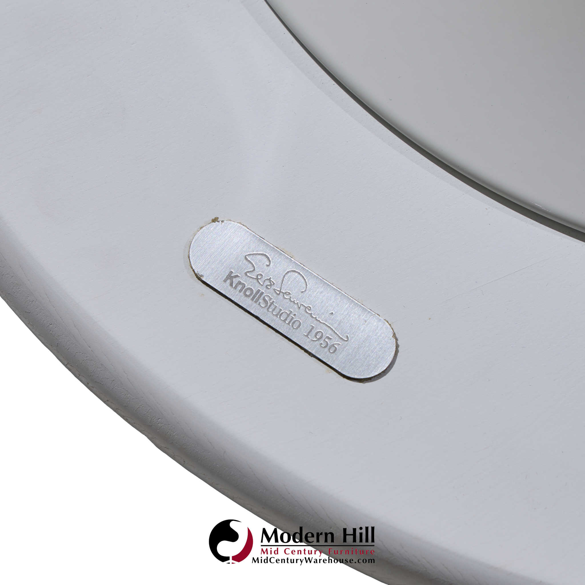 Eero Saarinen for Knoll 54 Inch Walnut Tulip Dining Table