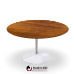 Eero Saarinen for Knoll Mid Century 54 Inch Walnut Tulip Dining Table | Mid Century Modern Furniture - Mid Century Furniture Chicago Eero Saarinen for Knoll Mid Century 54 Inch Walnut Tulip Dining Table