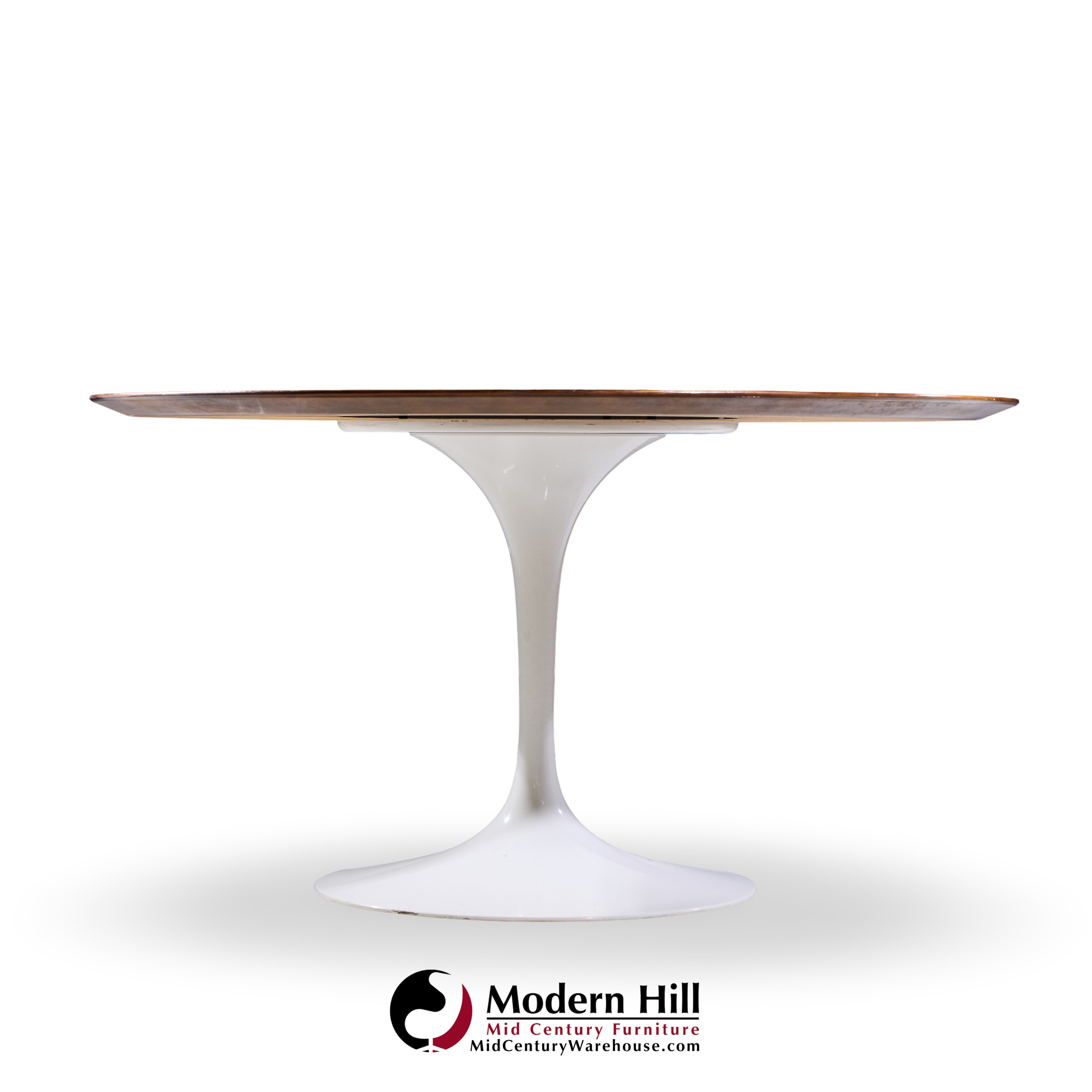 Eero Saarinen for Knoll Mid Century 54 Inch Walnut Tulip Dining Table