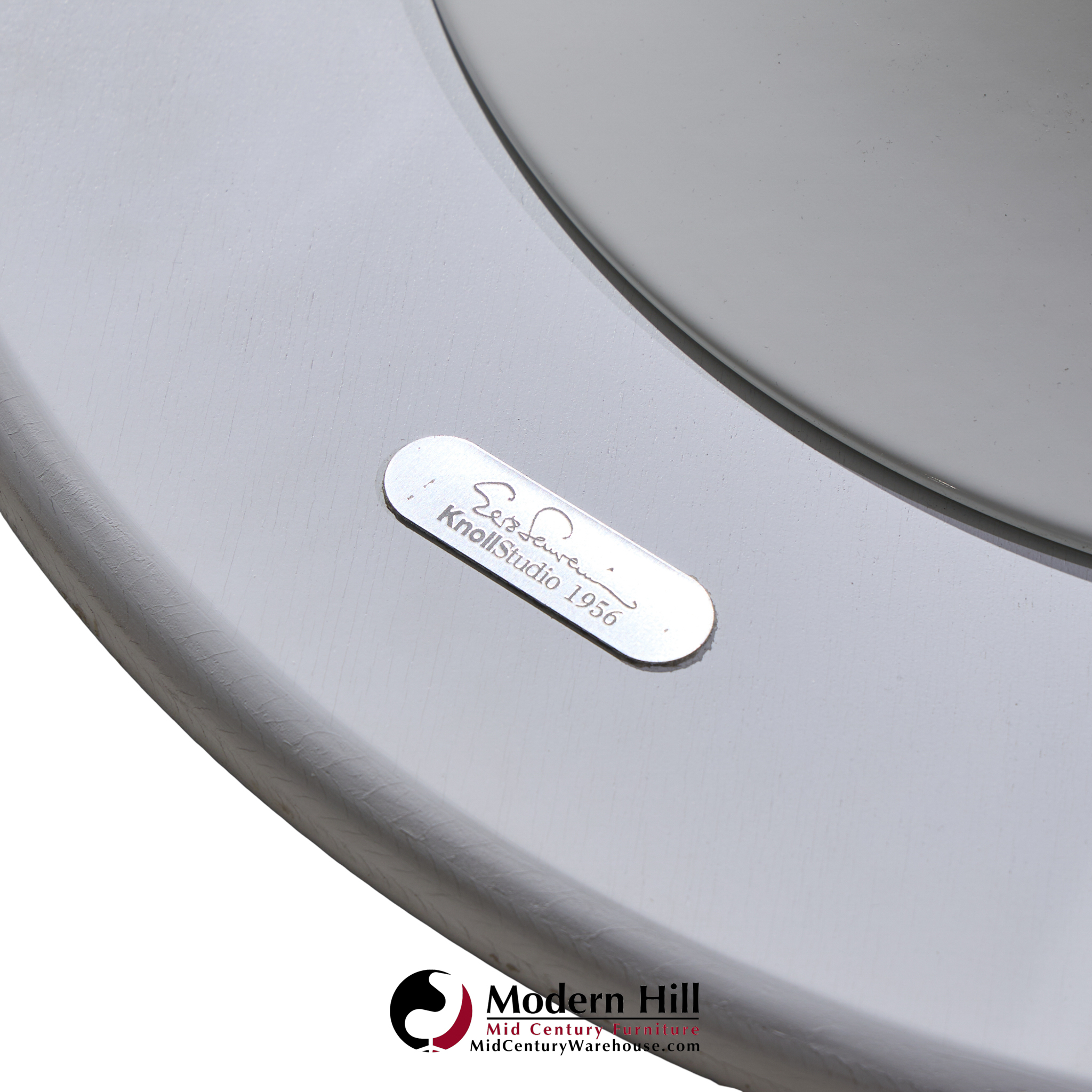 Eero Saarinen for Knoll Mid Century 54 Inch Walnut Tulip Dining Table