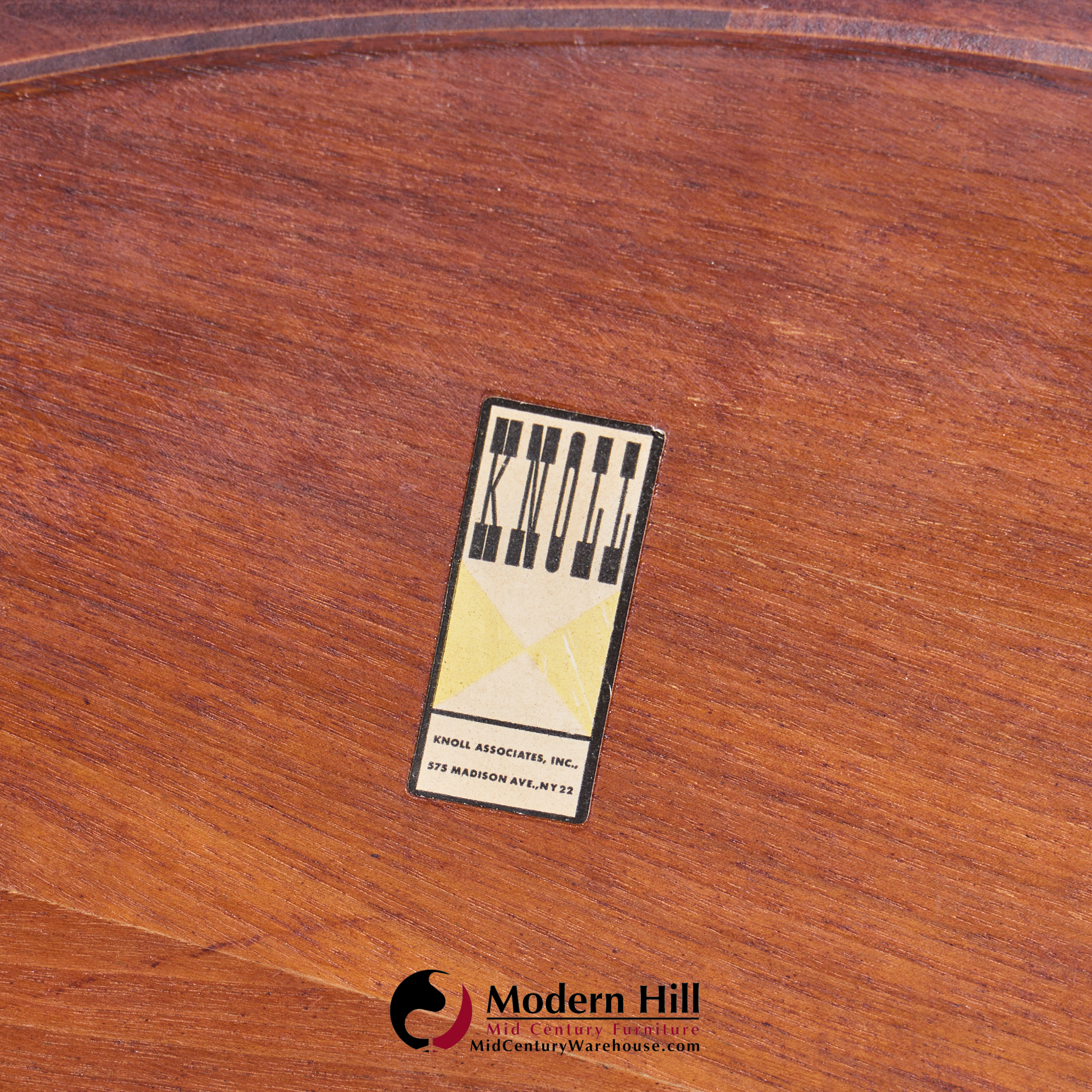 Eero Saarinen for Knoll Mid Century Tulip Walnut Coffee Table