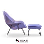 Eero Saarinen for Knoll Mid Century Womb Chair with Ottoman