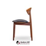 Ejvind A. Johansson for Ivan Gern Møbelfabrik Model 84 Mid Century Danish Teak Eye Dining Chairs - Set of 6