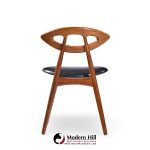 Ejvind A. Johansson for Ivan Gern Møbelfabrik Model 84 Mid Century Danish Teak Eye Dining Chairs - Set of 6