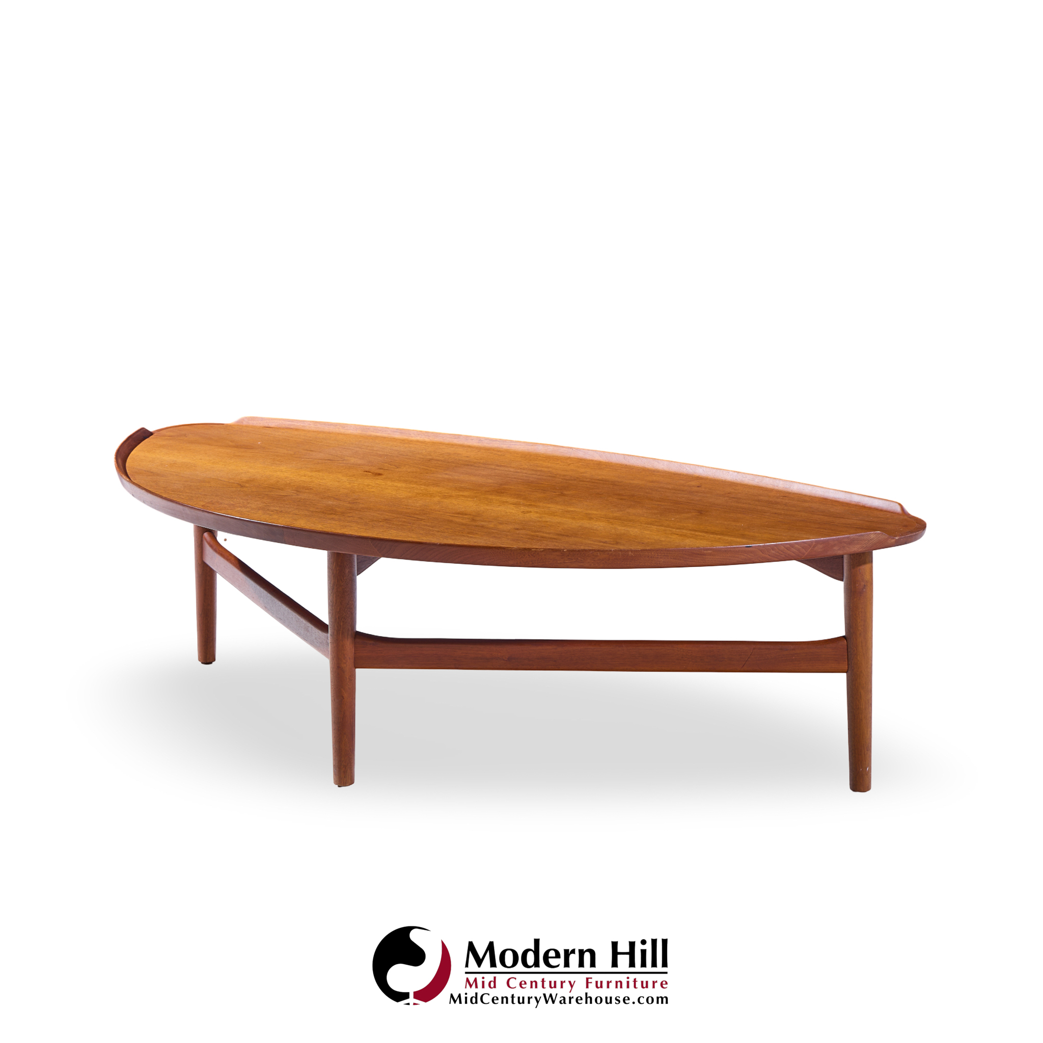 Finn Juhl for Baker Model 521 Mid Century Danish Teak Coffee Table