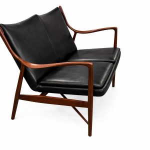 Finn Juhl for Niels Vodder Nv-45 Mid Century Teak Danish Sofa