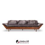 Flexsteel Mid Century Walnut Thunderbird Sofa | Mid Century Modern Furniture - Mid Century Furniture Chicago Flexsteel Mid Century Walnut Thunderbird Sofa