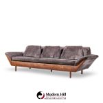 Flexsteel Mid Century Walnut Thunderbird Sofa | Mid Century Modern Furniture - Mid Century Furniture Chicago Flexsteel Mid Century Walnut Thunderbird Sofa