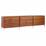 Florence Knoll Mid Century Teak Triple Dresser