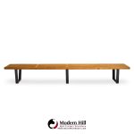 George Nelson for Herman Miller Mid Century Long Slat Bench