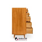 George Nelson for Herman Miller Mid Century Walnut Highboy Dresser with Cupcake Pulls | Mid Century Modern Furniture - Mid Century Furniture Chicago George Nelson for Herman Miller Mid Century Walnut Highboy Dresser with Cupcake Pulls