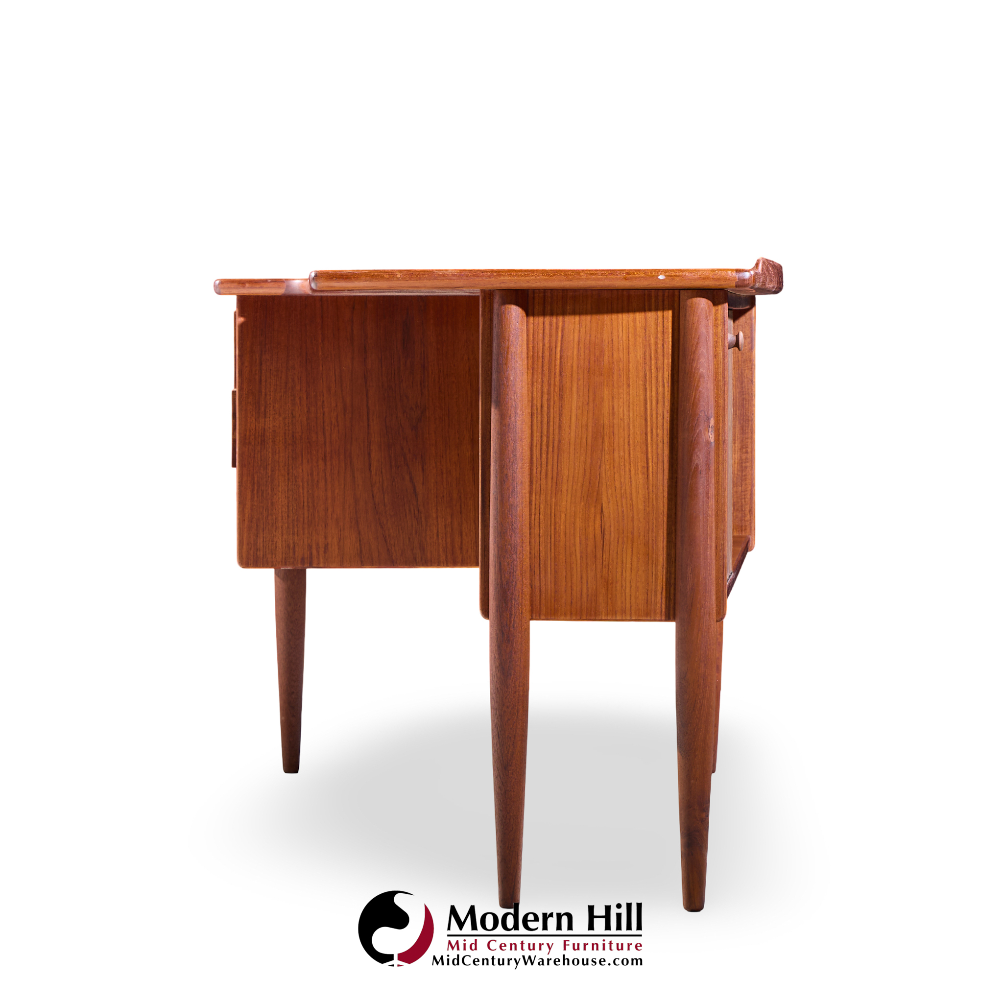 Göran Strand Mid Century Swedish Teak Boomerang Desk