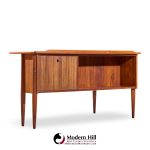 Göran Strand Mid Century Swedish Teak Boomerang Desk | Mid Century Modern Furniture - Mid Century Furniture Chicago Göran Strand Mid Century Swedish Teak Boomerang Desk