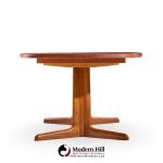 Gudme Møbelfabrik Mid Century Danish Teak Expanding Dining Table with 2 Leaves