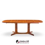 Gudme Møbelfabrik Mid Century Danish Teak Expanding Dining Table with 2 Leaves