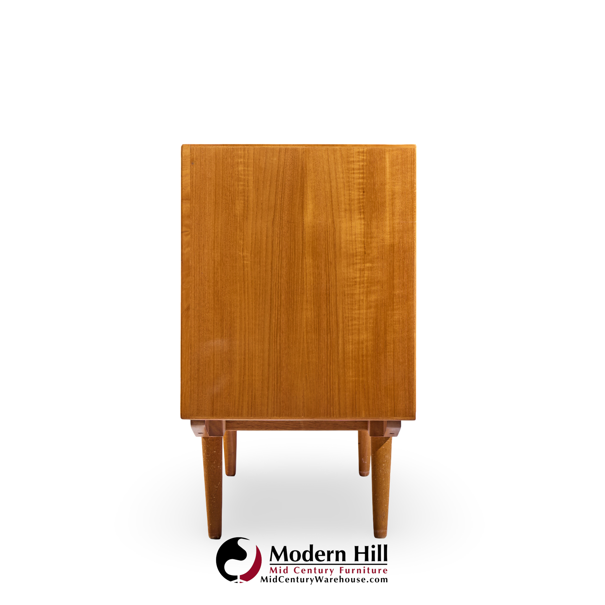 Hp Hansen Style Mid Century Danish Teak Credenza and Hutch