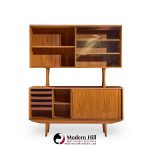 Hp Hansen Style Mid Century Danish Teak Credenza and Hutch