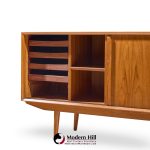 Hp Hansen Style Mid Century Danish Teak Credenza and Hutch