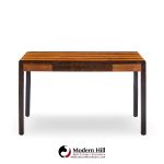 Harvey Probber Mid Century Rosewood and Ebonized Mahogany Writing Desk