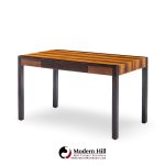 Harvey Probber Mid Century Rosewood and Ebonized Mahogany Writing Desk
