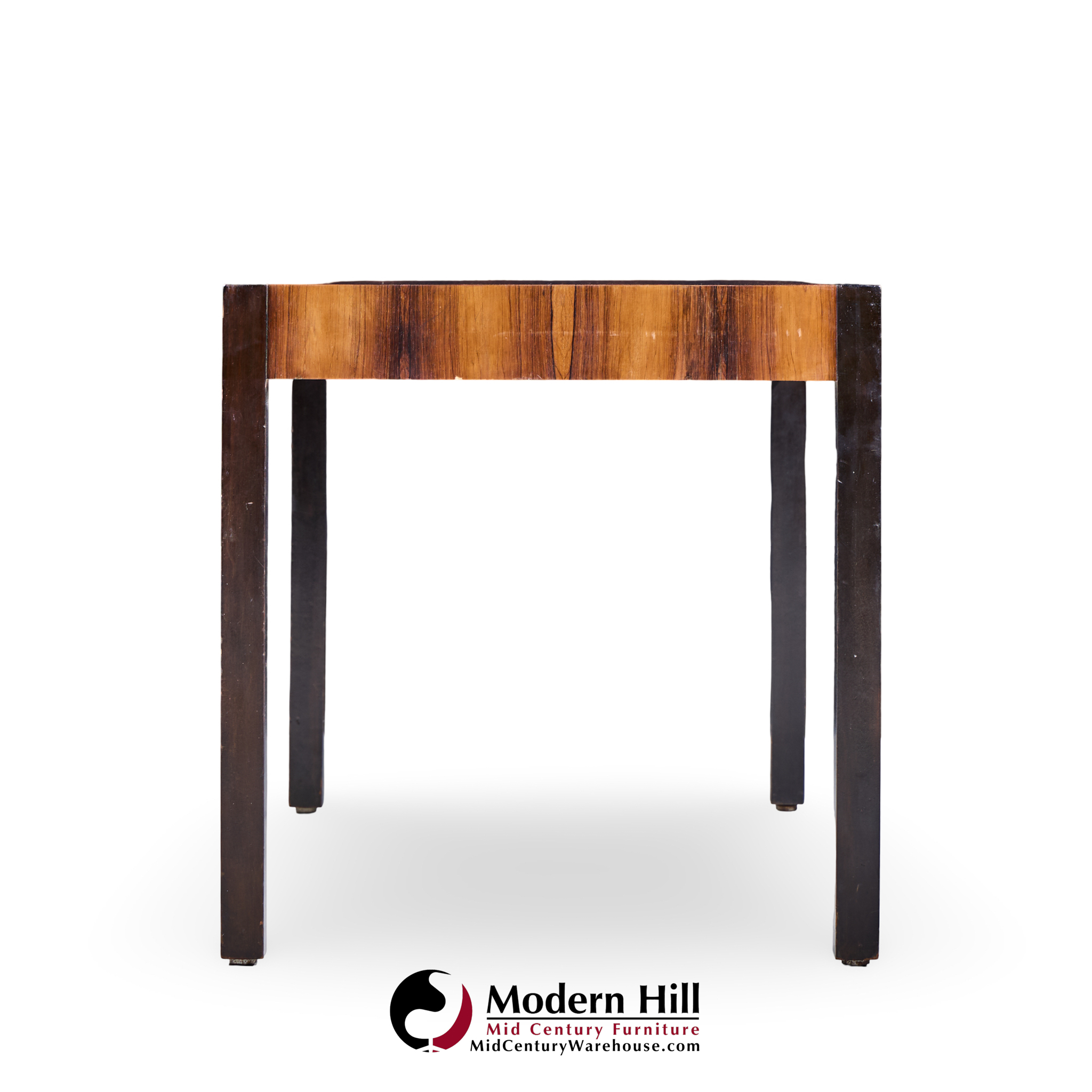 Harvey Probber Mid Century Rosewood and Ebonized Mahogany Writing Desk