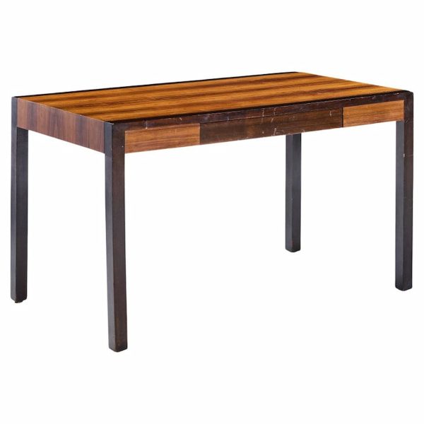 Harvey Probber Mid Century Rosewood and Ebonized Mahogany Writing Desk