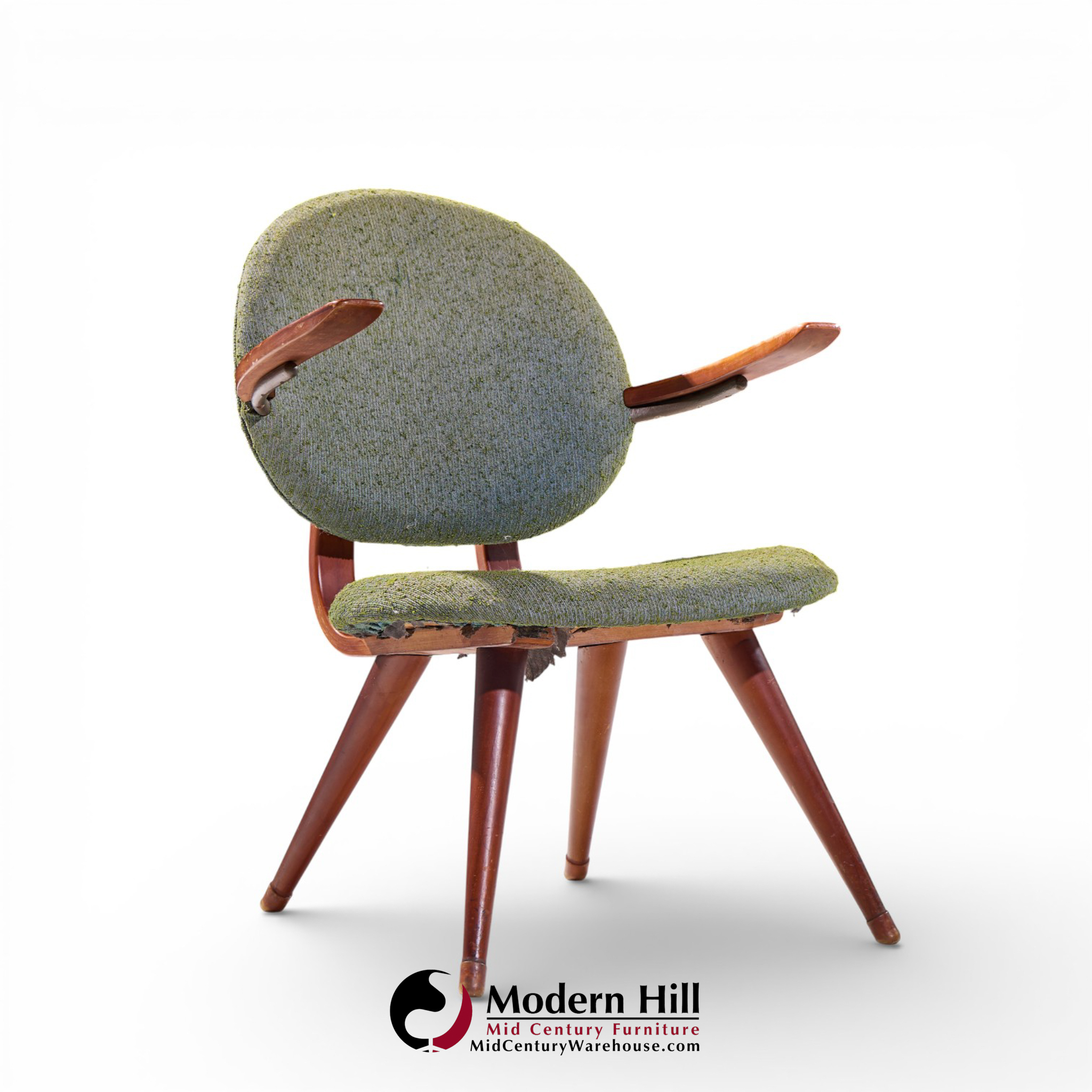 Ilmari Tapiovaara Style Mid Century Dutch Lounge Chairs