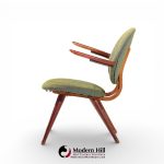 Ilmari Tapiovaara Style Mid Century Dutch Lounge Chairs