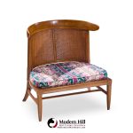 John Lubberts and Lambert Mulder for Tomlinson Mid Century Walnut and Cane Slipper Chairs - Pair | Mid Century Modern Furniture - Mid Century Furniture Chicago John Lubberts and Lambert Mulder for Tomlinson Mid Century Walnut and Cane Slipper Chairs - Pair