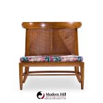 John Lubberts and Lambert Mulder for Tomlinson Mid Century Walnut and Cane Slipper Chairs - Pair | Mid Century Modern Furniture - Mid Century Furniture Chicago John Lubberts and Lambert Mulder for Tomlinson Mid Century Walnut and Cane Slipper Chairs - Pair