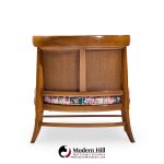 John Lubberts and Lambert Mulder for Tomlinson Mid Century Walnut and Cane Slipper Chairs - Pair | Mid Century Modern Furniture - Mid Century Furniture Chicago John Lubberts and Lambert Mulder for Tomlinson Mid Century Walnut and Cane Slipper Chairs - Pair