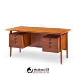 Kai Kristiansen for Fm Møbler Model Fm60 Mid Century Danish Teak Floating Desk