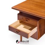 Kai Kristiansen for Fm Møbler Model Fm60 Mid Century Danish Teak Floating Desk
