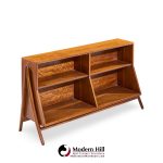 Kipp Stewart for Drexel Declaration Mid Century Walnut Bookcase Shelf