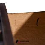 Lane Staccato Brutalist Mid Century Walnut Highboy Dresser