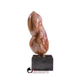 Mario Denoto Mid Century Red Marble Figurine Sculpture
