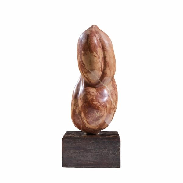 Mario Denoto Mid Century Red Marble Figurine Sculpture