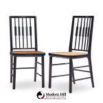 Michael Taylor for Baker Mid Century Dining Chairs - Pair | Mid Century Modern Furniture - Mid Century Furniture Chicago Michael Taylor for Baker Mid Century Dining Chairs - Pair