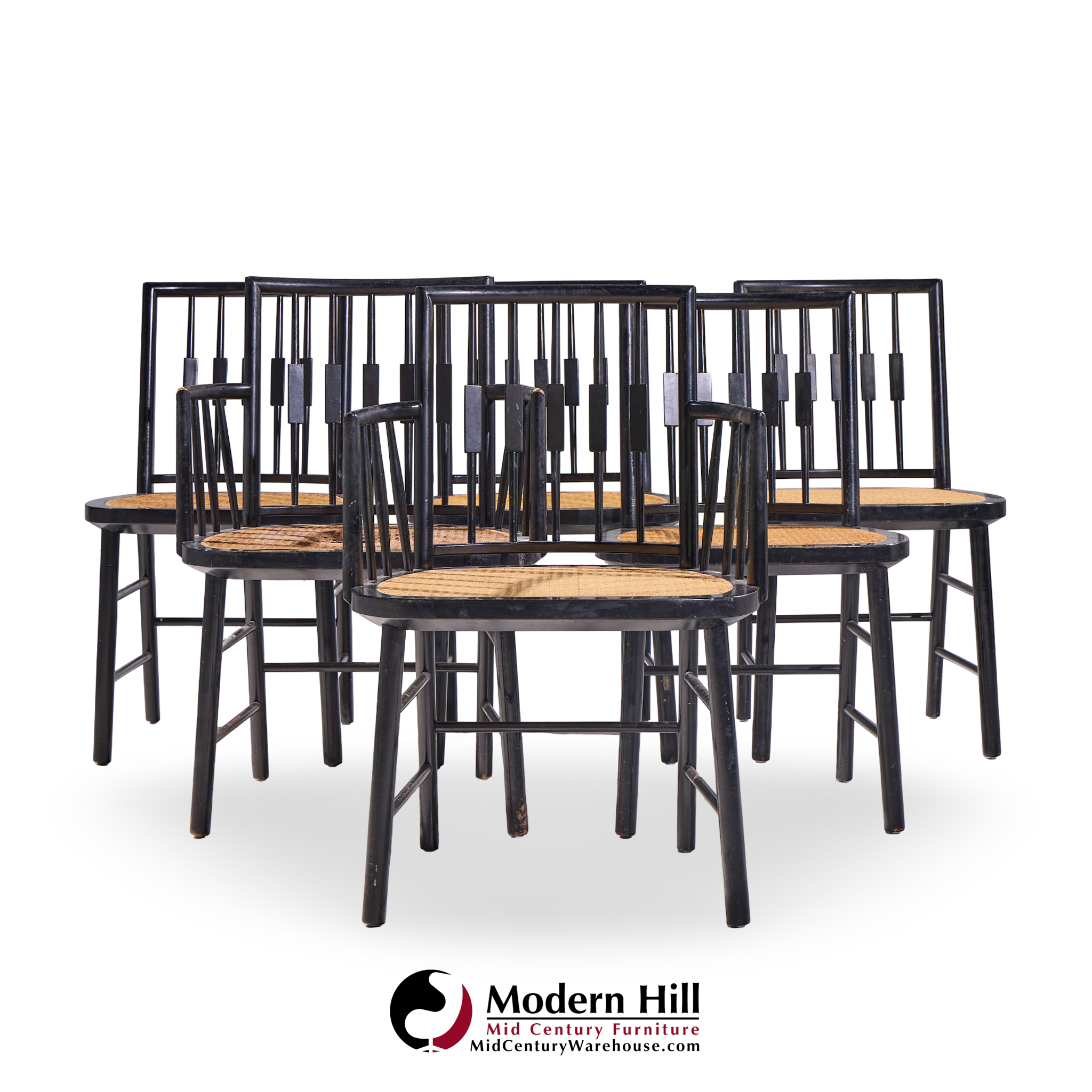 Michael Taylor for Baker Mid Century Dining Chairs - Set of 6 | Mid Century Modern Furniture - Mid Century Furniture Chicago Michael Taylor for Baker Mid Century Dining Chairs - Set of 6