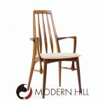 Niels Koefoed Eva Mid Century Danish Rosewood Dining Chairs - Set of 8