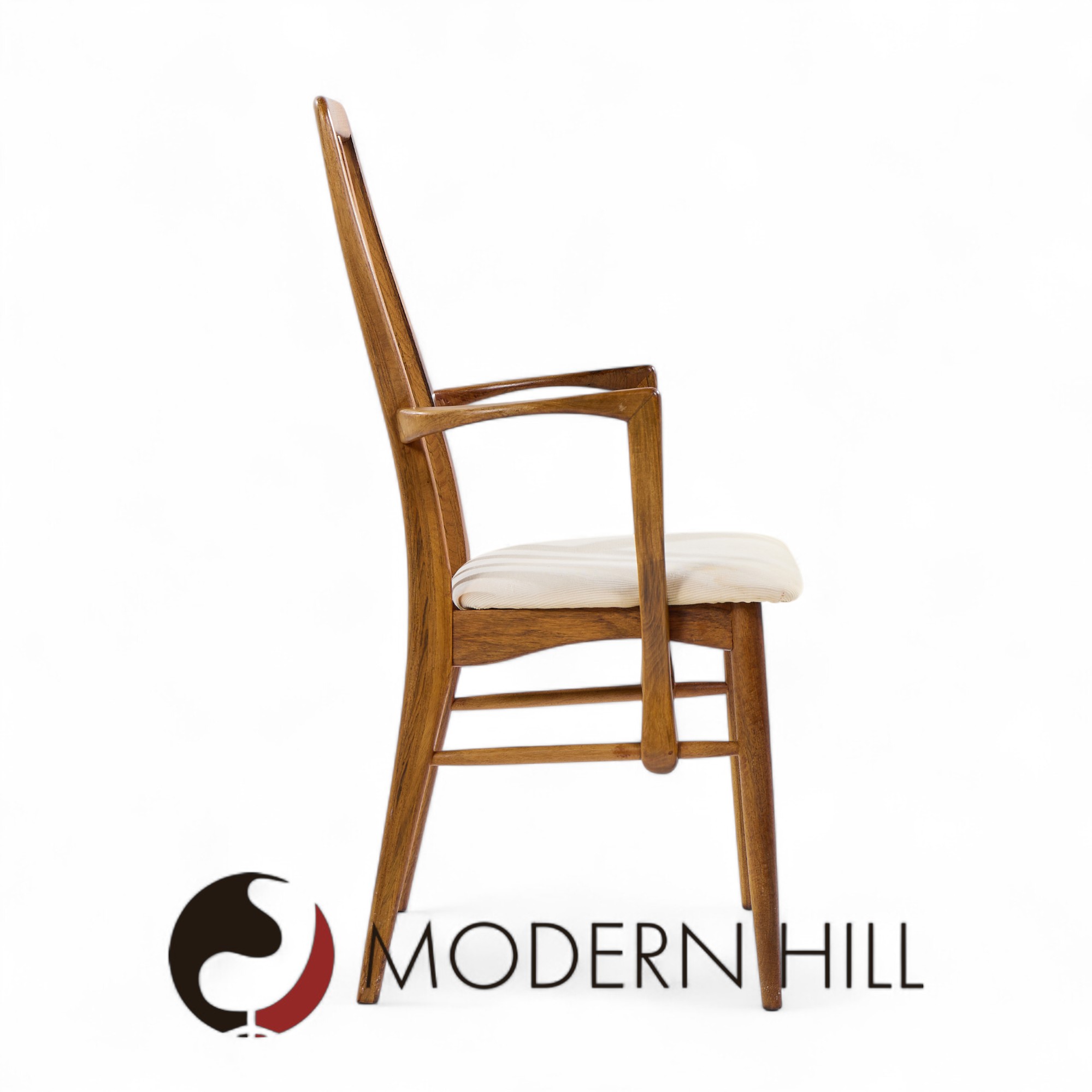 Niels Koefoed Eva Mid Century Danish Rosewood Dining Chairs - Set of 8