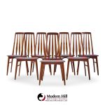 Niels Koefoed Eva Mid Century Danish Teak Dining Chairs - Set of 8 | Mid Century Modern Furniture - Mid Century Furniture Chicago Niels Koefoed Eva Mid Century Danish Teak Dining Chairs - Set of 8