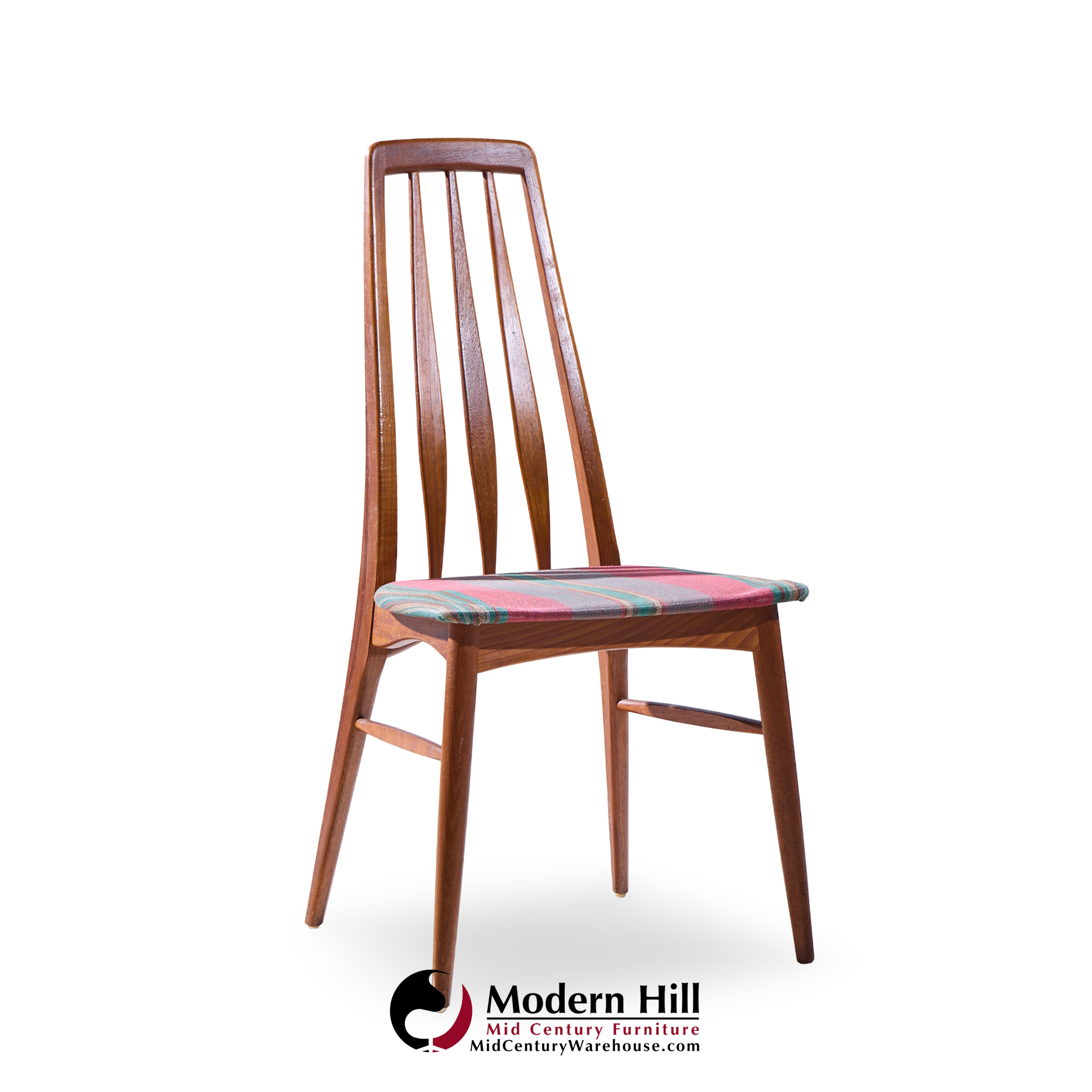 Niels Koefoed Eva Mid Century Danish Teak Dining Chairs - Set of 8 | Mid Century Modern Furniture - Mid Century Furniture Chicago Niels Koefoed Eva Mid Century Danish Teak Dining Chairs - Set of 8