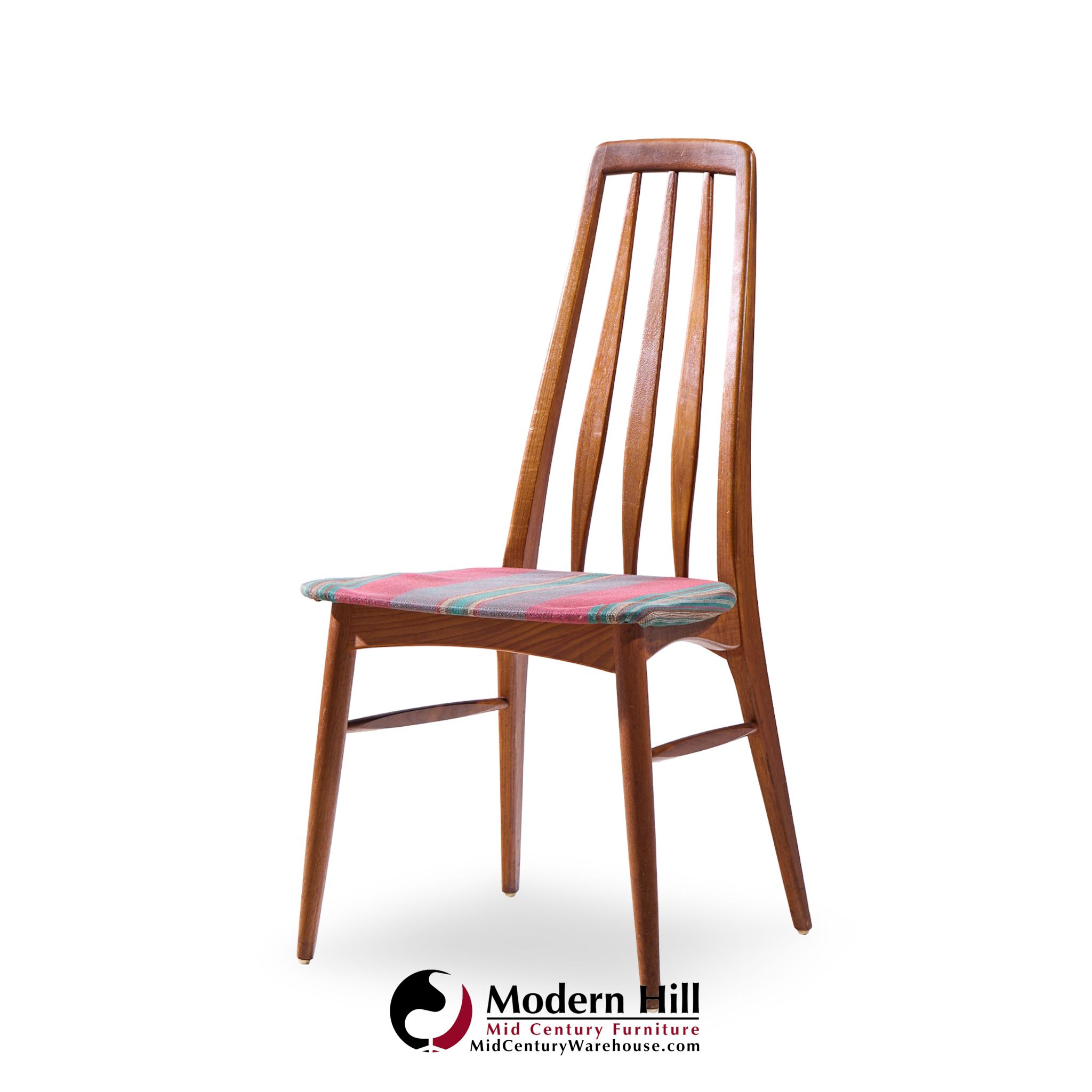 Niels Koefoed Eva Mid Century Danish Teak Dining Chairs - Set of 8 | Mid Century Modern Furniture - Mid Century Furniture Chicago Niels Koefoed Eva Mid Century Danish Teak Dining Chairs - Set of 8