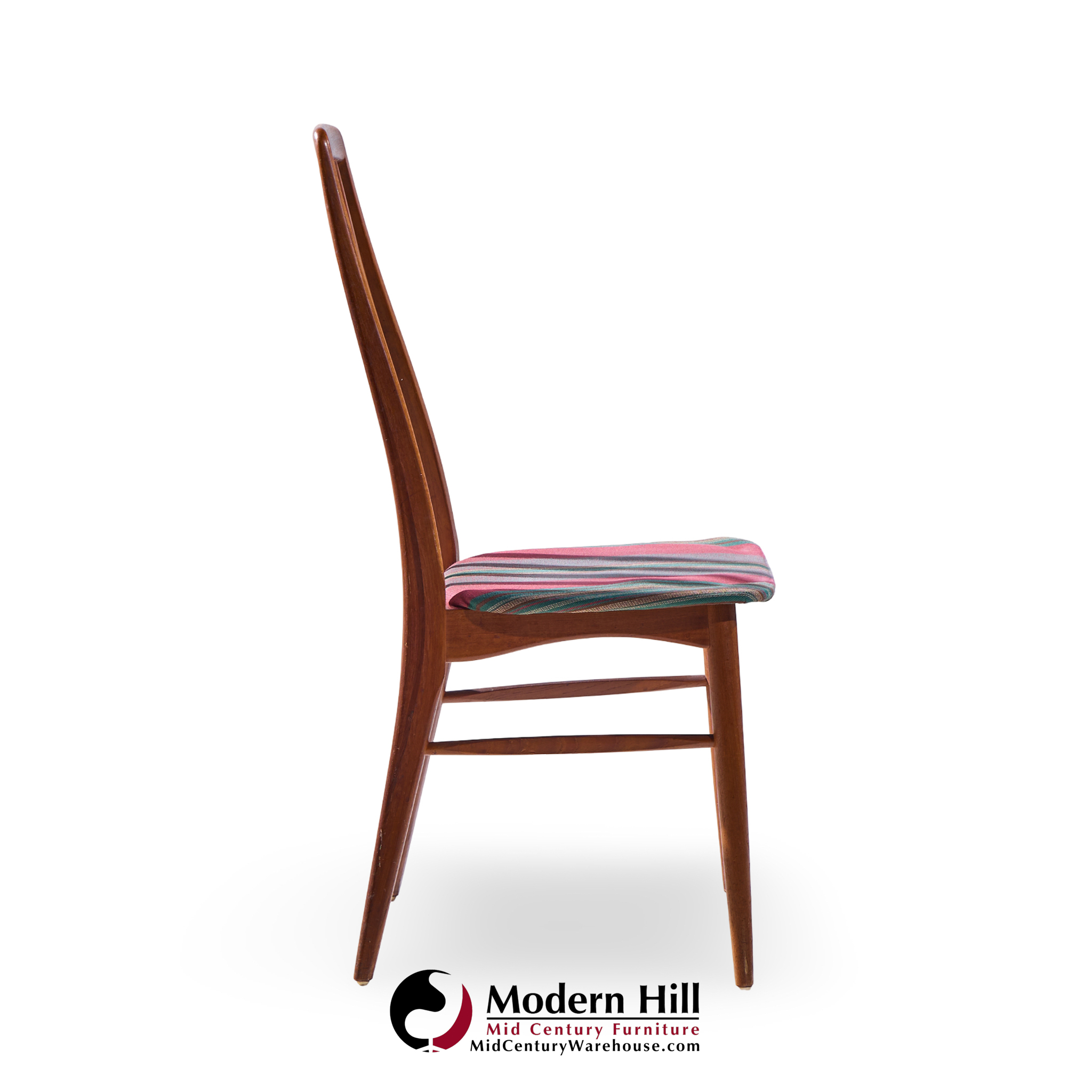 Niels Koefoed Eva Mid Century Danish Teak Dining Chairs - Set of 8 | Mid Century Modern Furniture - Mid Century Furniture Chicago Niels Koefoed Eva Mid Century Danish Teak Dining Chairs - Set of 8