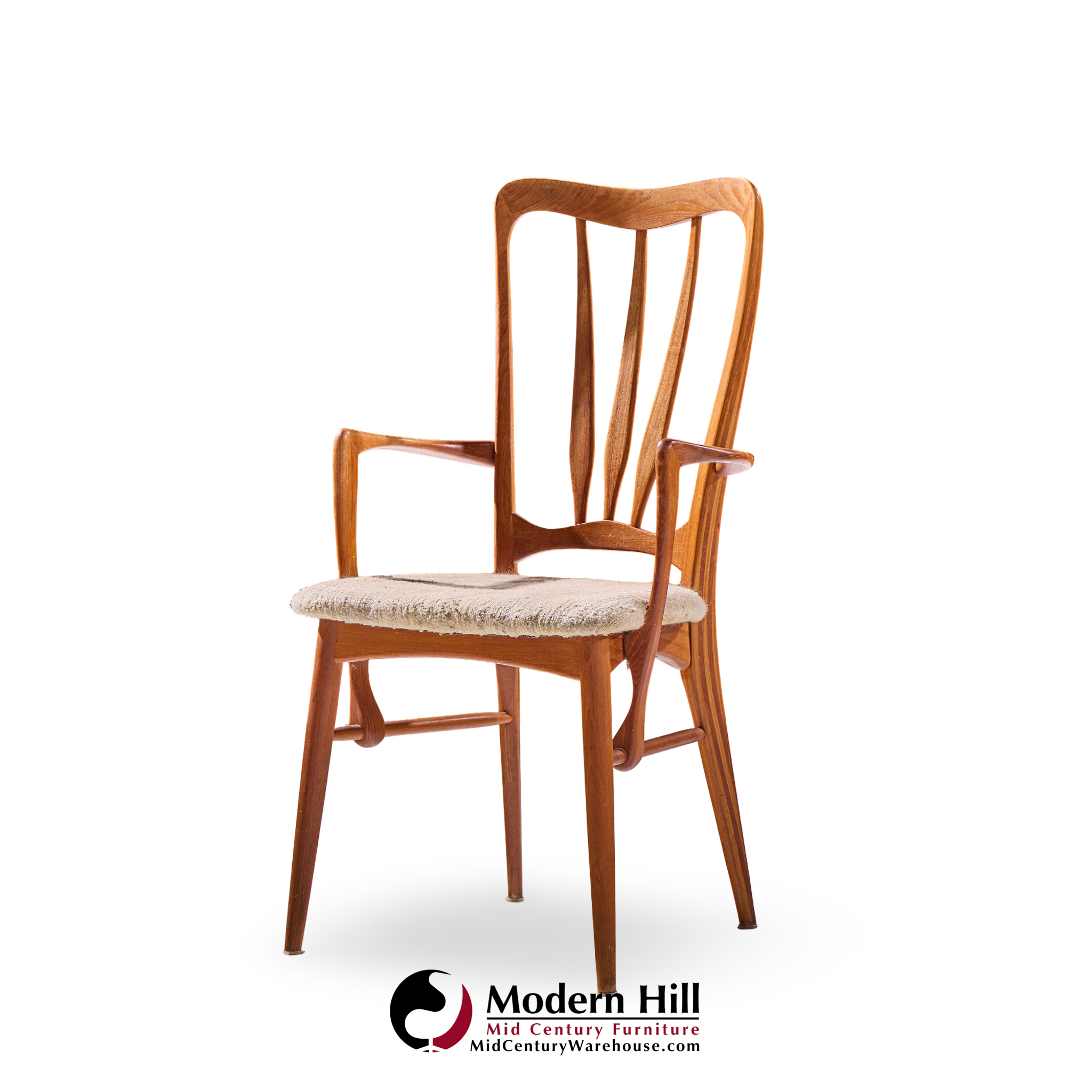 Niels Koefoed for Koefoeds Hornslet Ingrid Mid Century Teak Dining Chairs - Set of 6