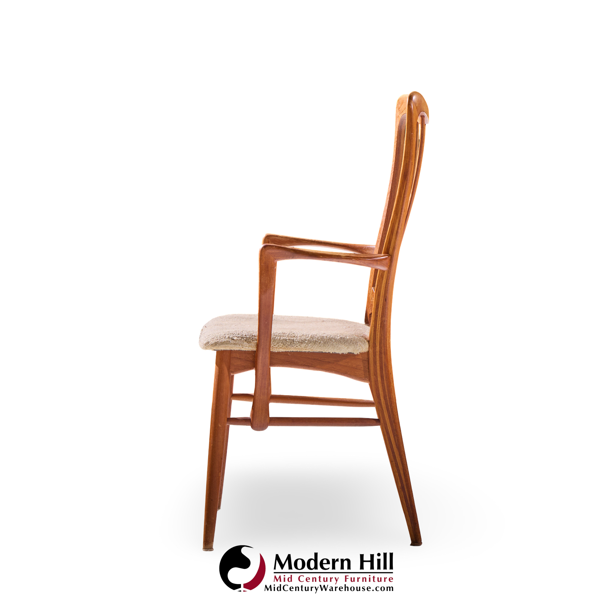 Niels Koefoed for Koefoeds Hornslet Ingrid Mid Century Teak Dining Chairs - Set of 6