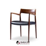 Niels Moller Model 57 Mid Century Danish Rosewood Chair
